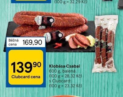 Klobása Csabai