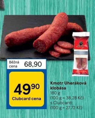 Kmotr Uheráková klobása