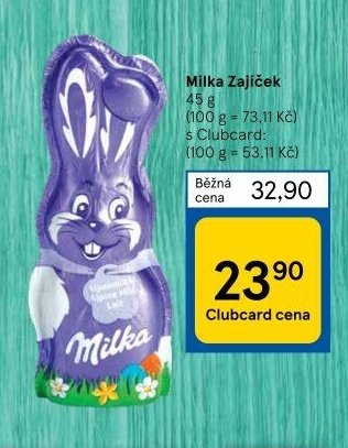Milka Zajíček 45 g