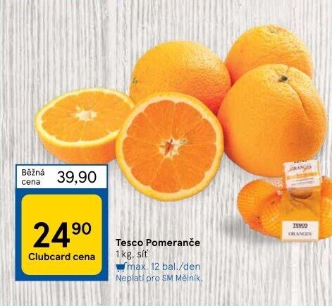 Tesco Pomeranče