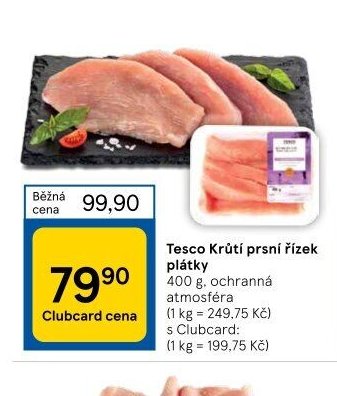 Tesco Krůtí prsní řízek plátky