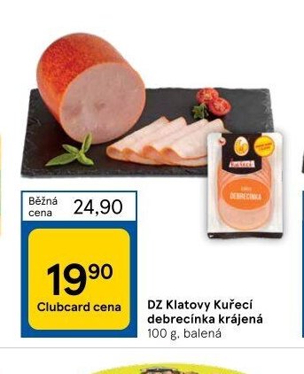 DZ Klatovy Kuřecí debrecínka krájená