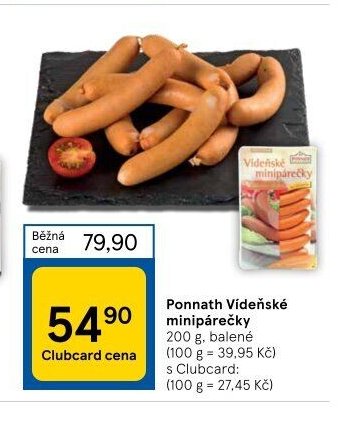 Ponnath Vídeňské minipárečky
