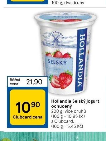 Hollandia Selský jogurt ochucený