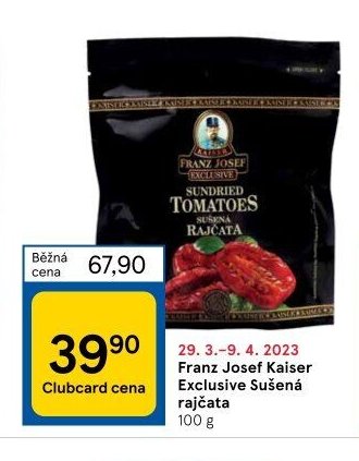 Franz Josef Kaiser Exclusive Sušená rajčata