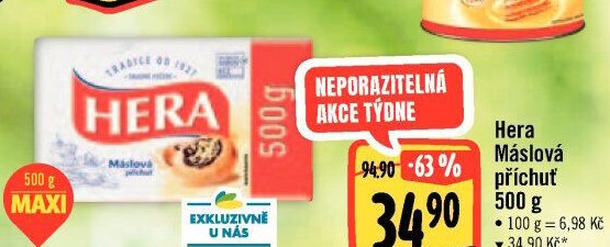 Hera Máslová příchuť