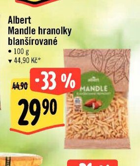 Albert Mandle hranolky blanšírované