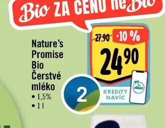 Nature's Promise Bio Čerstvé mléko