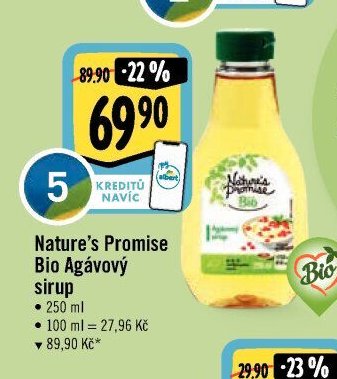 Nature's Promise Bio Agávový sirup