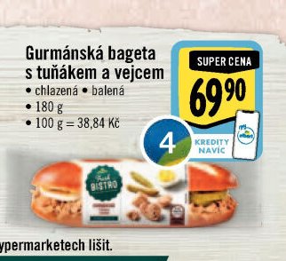 Gurmánská bageta s tuňákem a vejcem