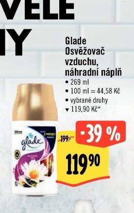 Glade Osvěžovač vzduchu, náhradní náplň
