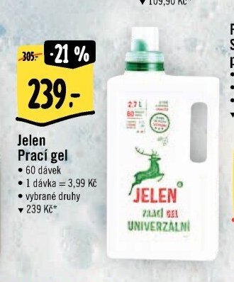 Jelen Prací gel