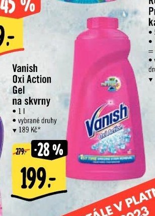 Vanish Oxi Action Gel na skvrny