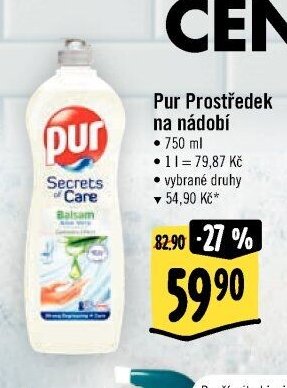 Pur Prostředek na nádobí 750 ml