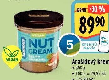 Arašídový krém Bombus