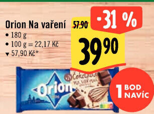 Čokoláda na vaření Orion