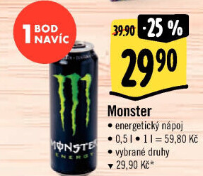 Energetický nápoj Monster Energy