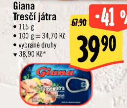 Játra tresčí Giana