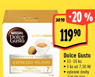 Kapsle Dolce Gusto Nescafé