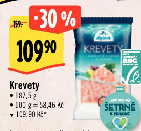 Krevety mražené Mylord