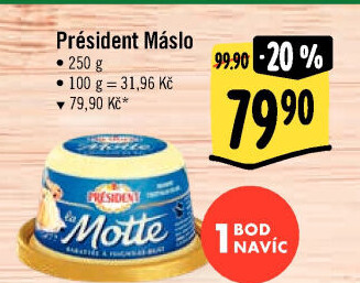 Máslo Président