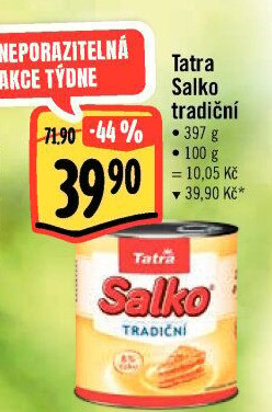 Mléko kondenzované Salko Tatra