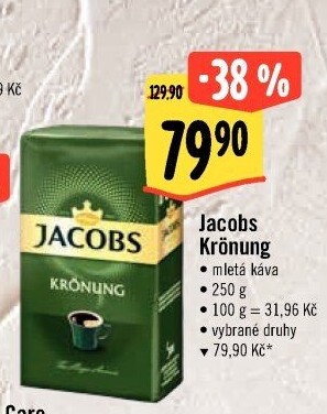 Mletá káva Jacobs Krönung