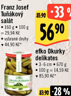Okurky delikates Efko