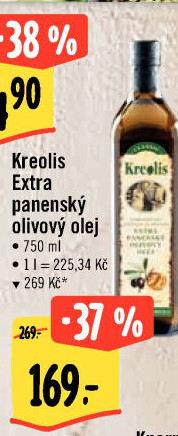 Olivový olej extra panenský Kreolis