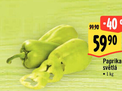 Paprika světlá