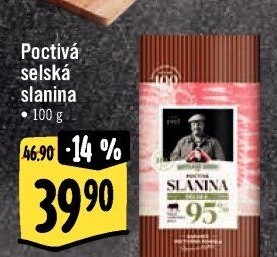 Poctivá selská slanina Kostelecké uzeniny