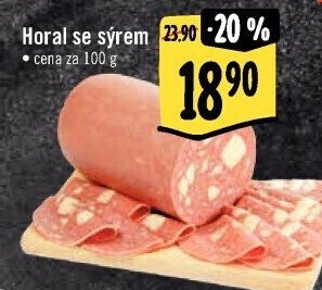 Salám Horal se sýrem