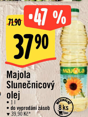 Slunečnicový olej Majola