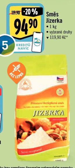 Směs bez lepku Jizerka Jizerské pekárny