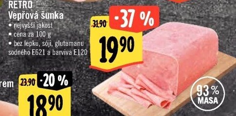 Šunka vepřová nejvyšší jakosti Albert Retro