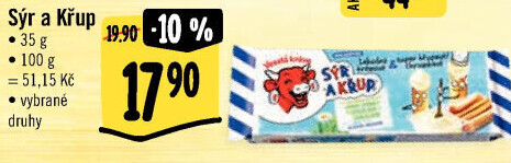 Sýr a křup Veselá kráva