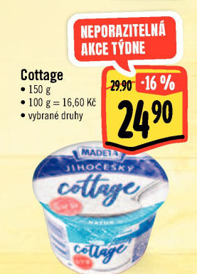 Sýr Cottage Jihočeský Madeta