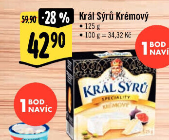 Sýr krémový Král Sýrů