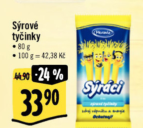 Sýrové tyčinky Sýráci Moravia