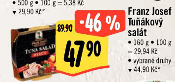 Tuňákový salát Exclusive Franz Josef Kaiser