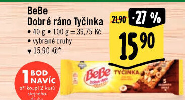 Tyčinka BeBe Dobré ráno Opavia