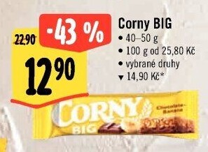Tyčinka cereální BIG Corny