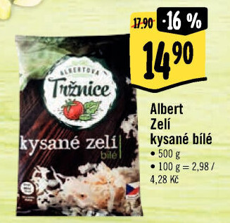 Zelí bílé kysanéAlbert