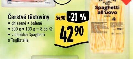 Čerstvé těstoviny