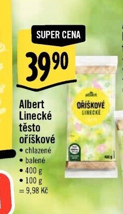 Albert Linecké těsto oříškové