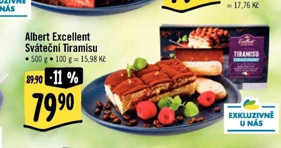 Albert Excellent Sváteční Tiramisu