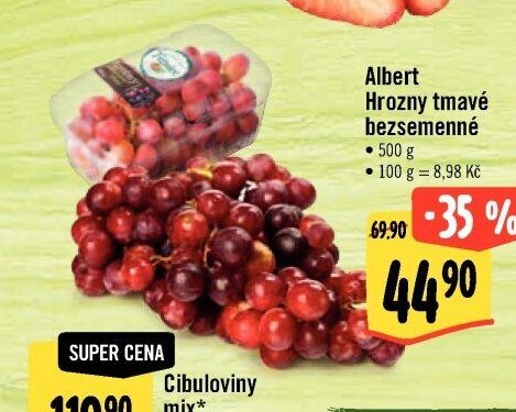 Albert Hrozny tmavé bezsemenné