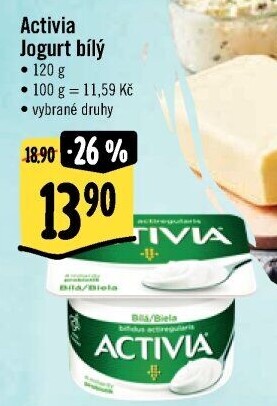 Bílý jogurt Activia Danone