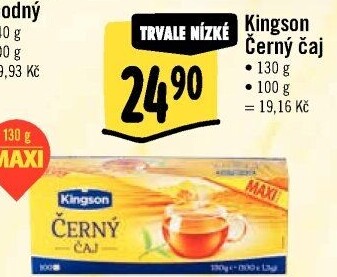 Čaj černý Kingson