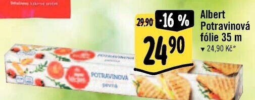 Fólie potravinová Albert